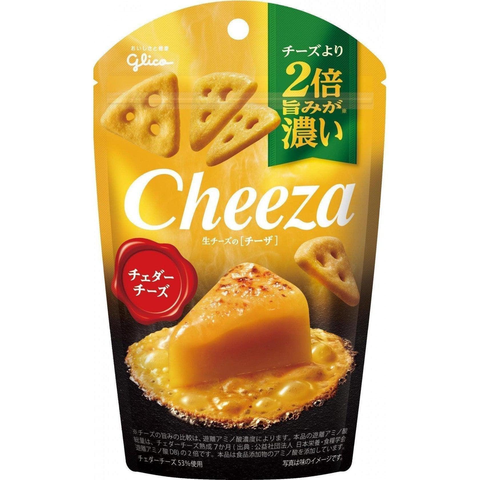 Glico Cheeza Cheddar Cheese Crackers (Pack of 10)