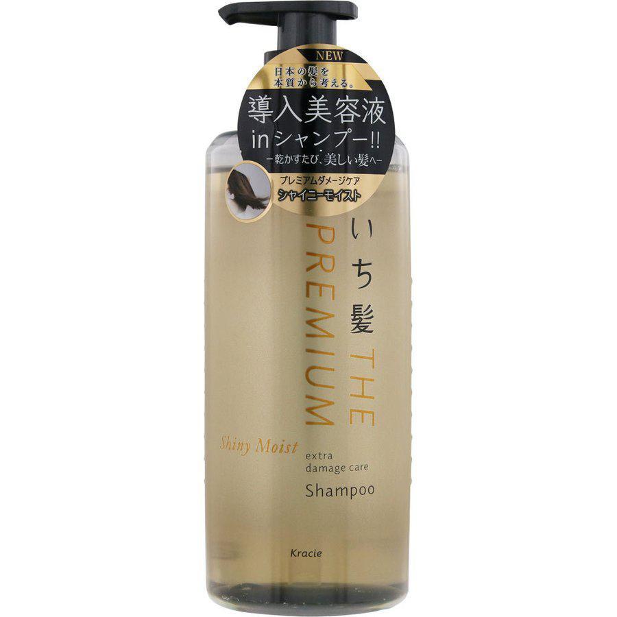 Kracie Ichikami The Premium Shiny Moist Shampoo For Dry Hair 480ml