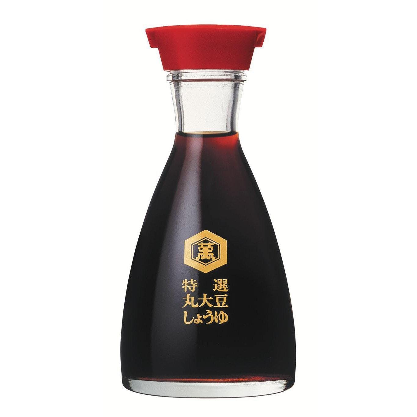 Kikkoman Naturally Brewed Soy Sauce Tabletop Glass Dispenser 150ml - YOYO JAPAN