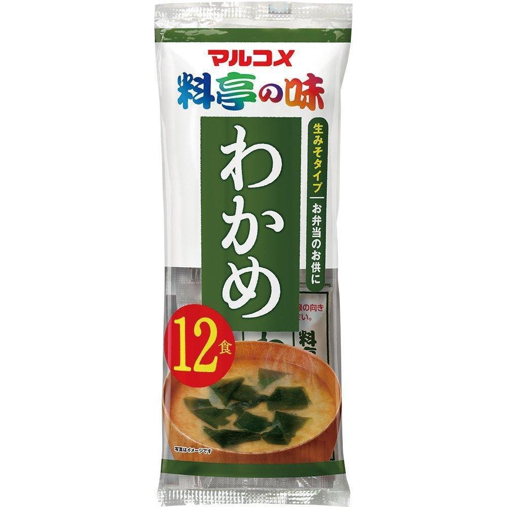 Marukome Instant Miso Soup Wakame 12 Servings