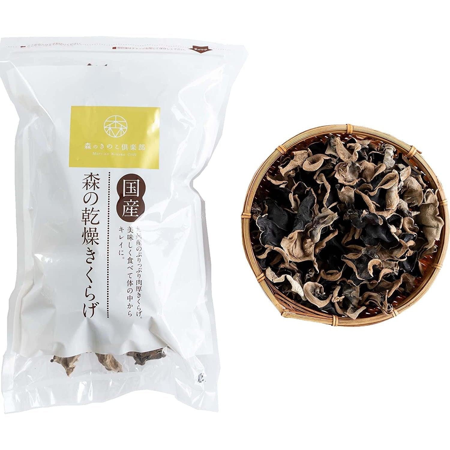 Dried Kikurage Wood Ear Mushrooms 100g - YOYO JAPAN