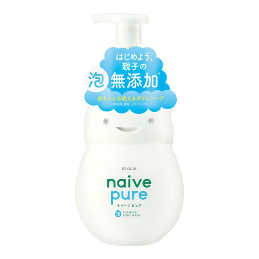Kracie Naive Pure Plant-Based Foaming Body Wash For Babies 550ml