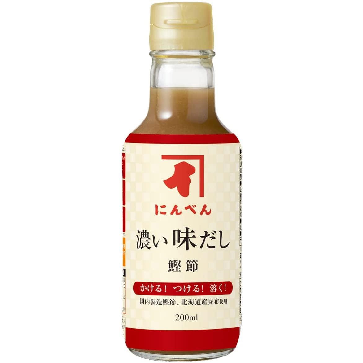 Ninben Bonito Dashi Sauce Concentrated Soup Base 200ml - YOYO JAPAN