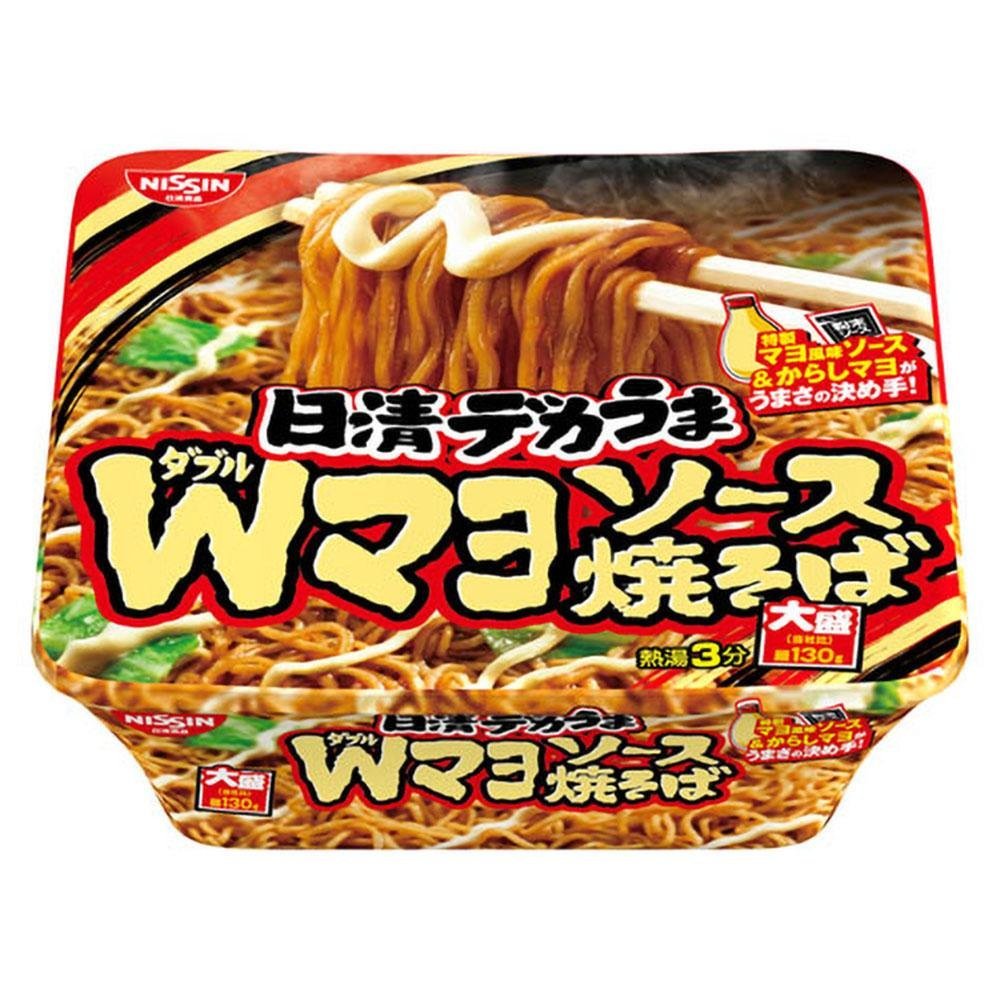 Nissin Dekauma Mayo Yakisoba Instant Noodles Big Serving (Pack of 3) - YOYO JAPAN