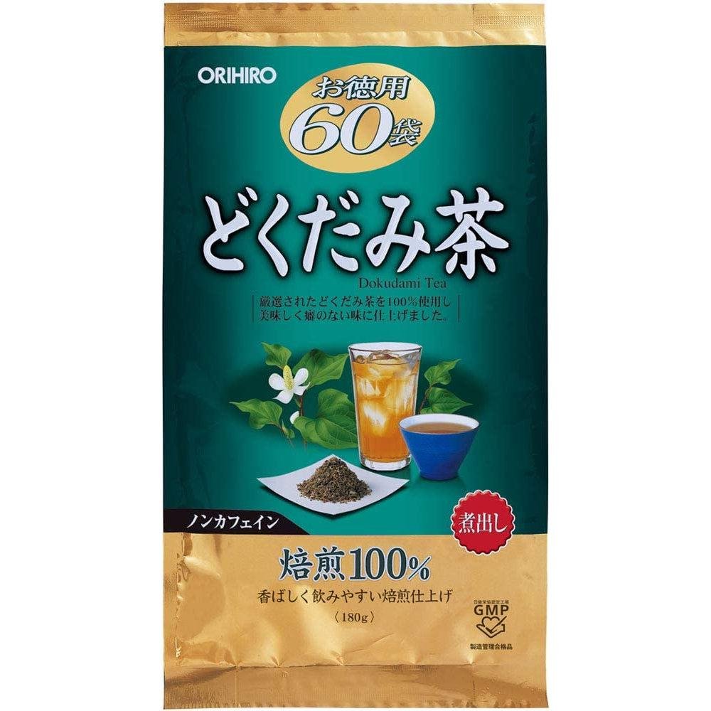 Orihiro Dokudami Tea Houttuynia Cordata Tea Bags 60 ct.