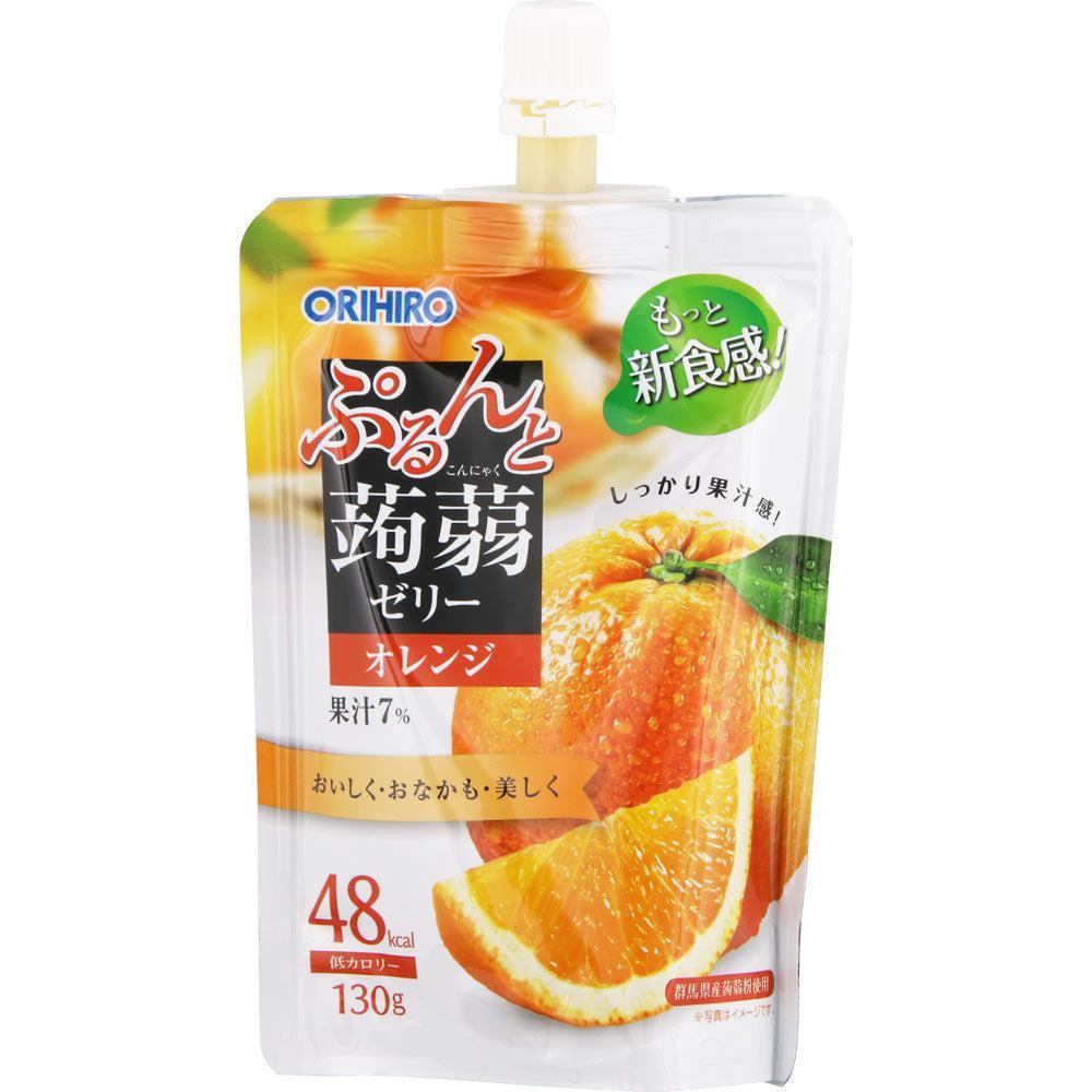 Orihiro Drinkable Konjac Jelly Drink Orange Flavor 130g