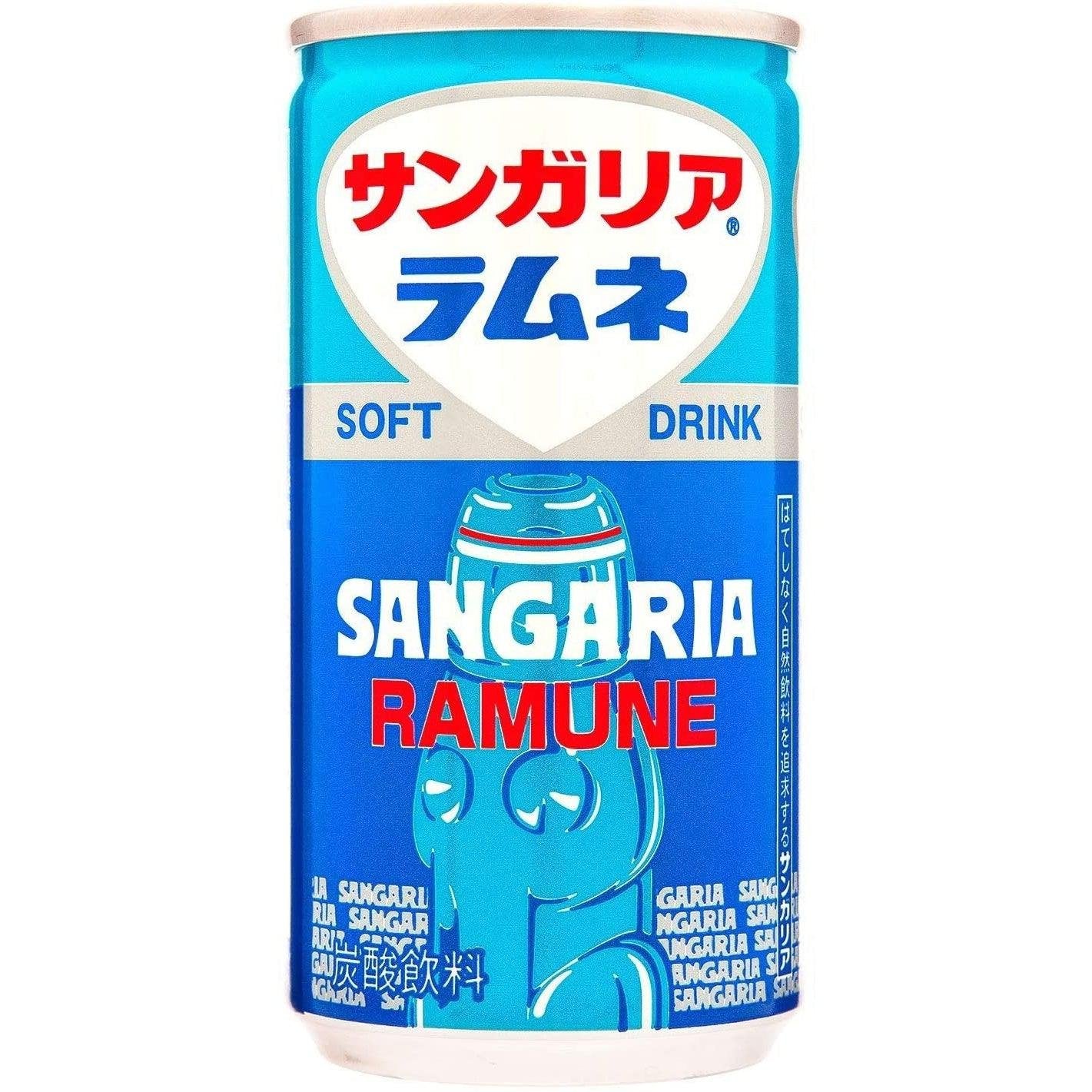 Sangaria Ramune Soda Japanese Soda Pop Drink 190g