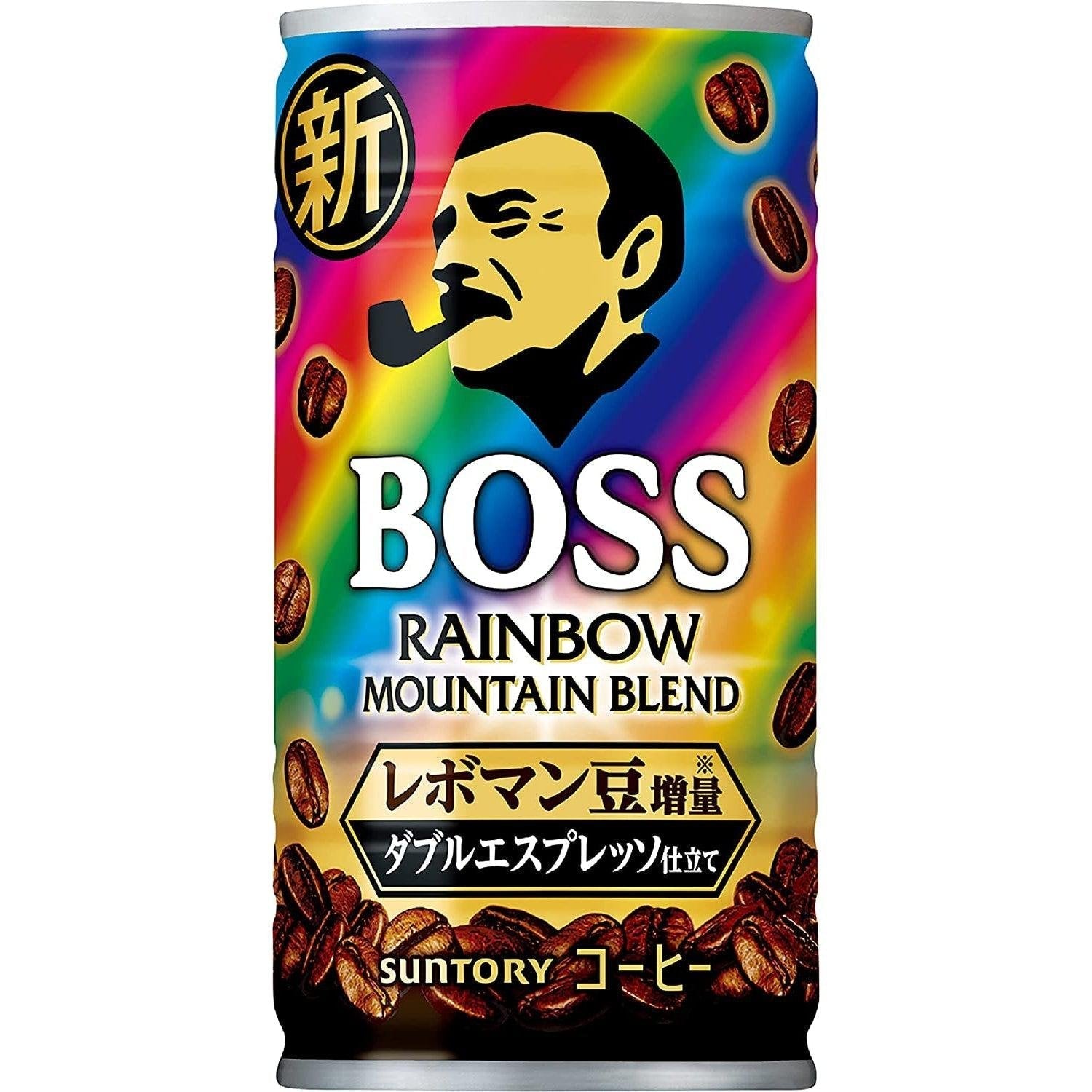 Suntory Boss Rainbow Mountain Blend Canned Coffee (Box of 30 Cans)
