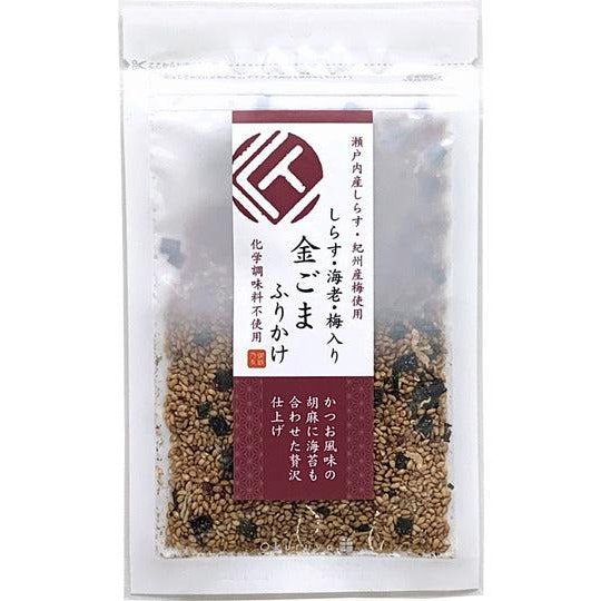 Takusei Shirasu & Ume Plum Furikake Rice Seasoning 40g (Pack of 3)