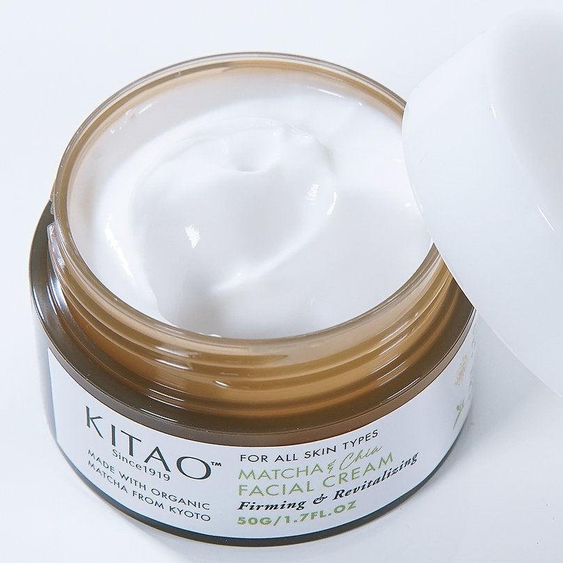 Kitao Matcha Facial Cream Matcha Green Tea Moisturizing Cream 50g