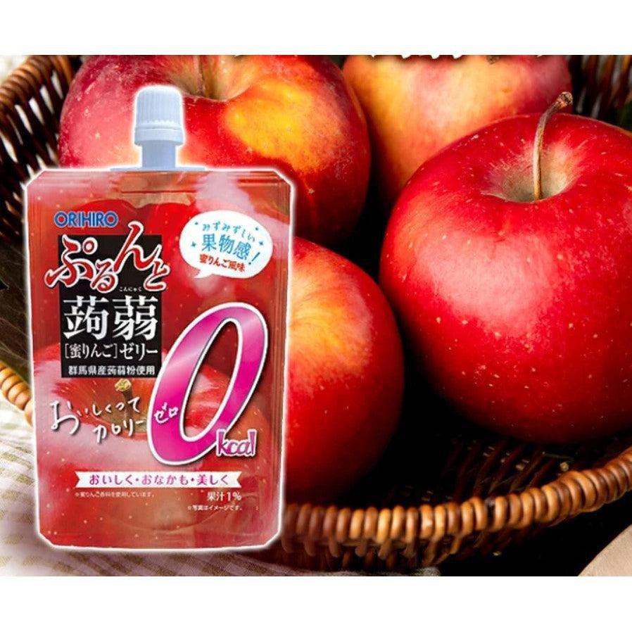 Orihiro Drinkable Konjac Jelly Calorie Free Diet Supplement Apple Flavor 130g