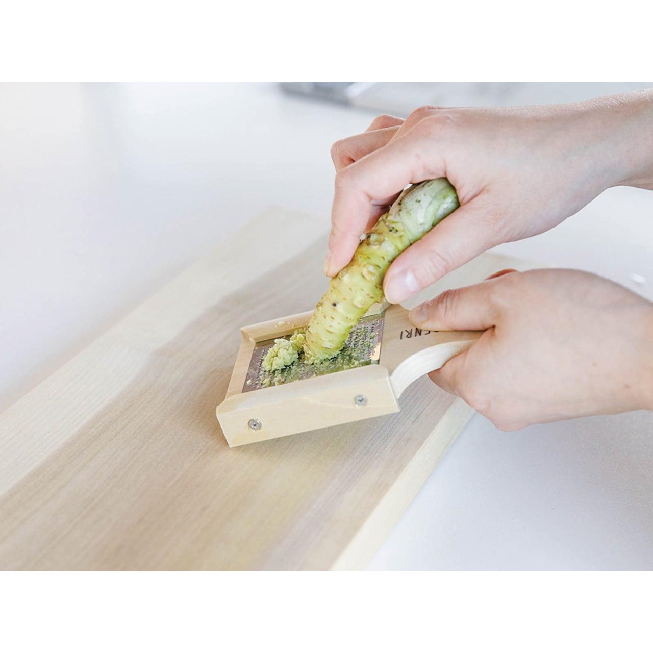 Wooden Japanese Wasabi Oroshi Grater & Paddle