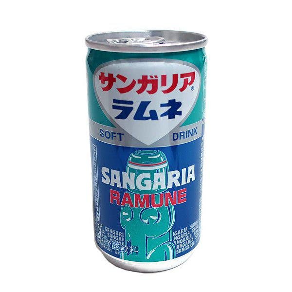 Sangaria Ramune Soda Japanese Soda Pop Drink 190g (Box of 30 Cans)