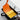 Shimomura Heat-Resistant Flexible Kitchen Spatula Nylon Turner Orange - YOYO JAPAN