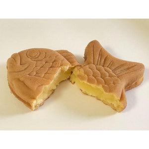 Tada Seika Taiyaki Custard Cream Filled Waffle Snack 10 Pieces - YOYO JAPAN