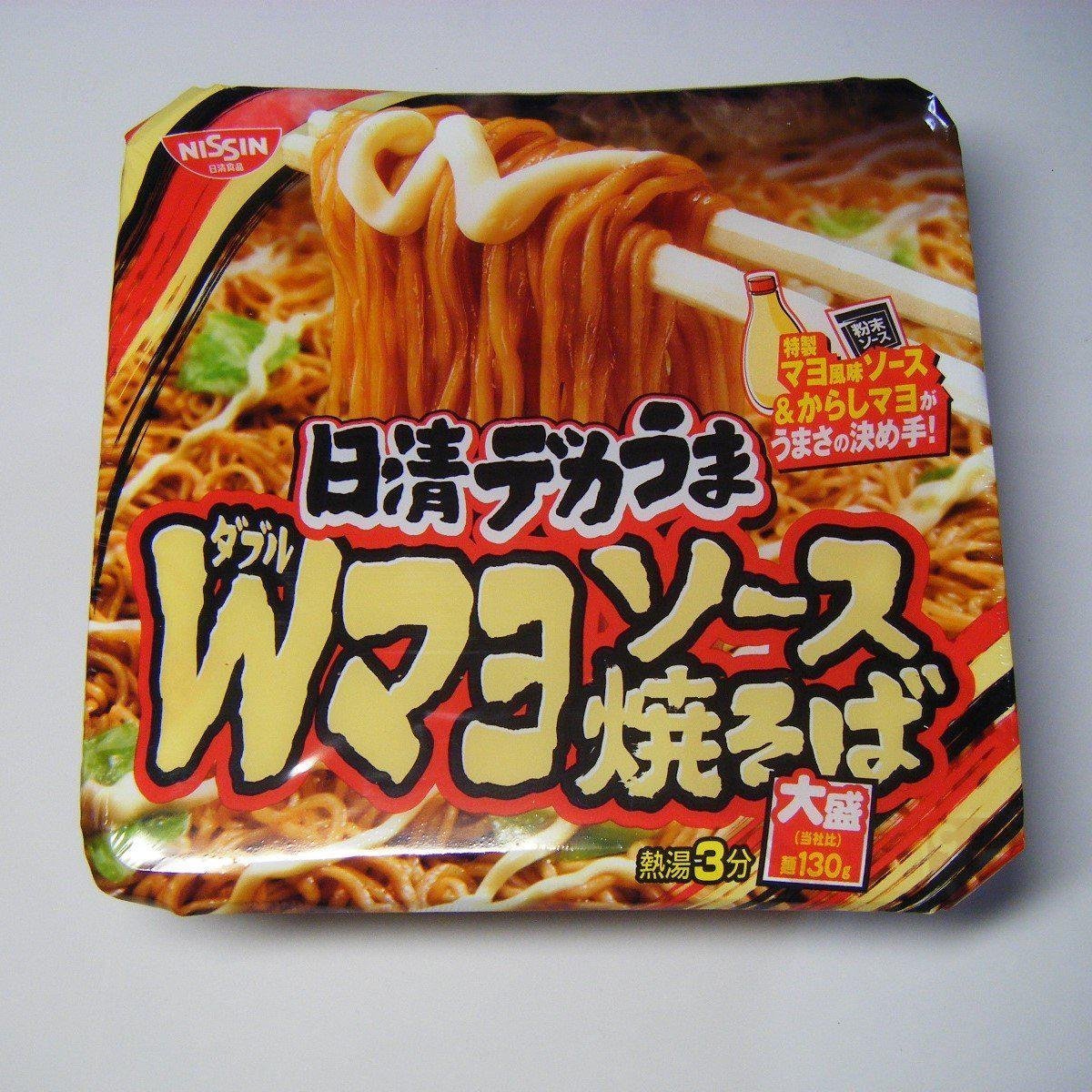 Nissin Dekauma Mayo Yakisoba Instant Noodles Big Serving (Pack of 3) - YOYO JAPAN