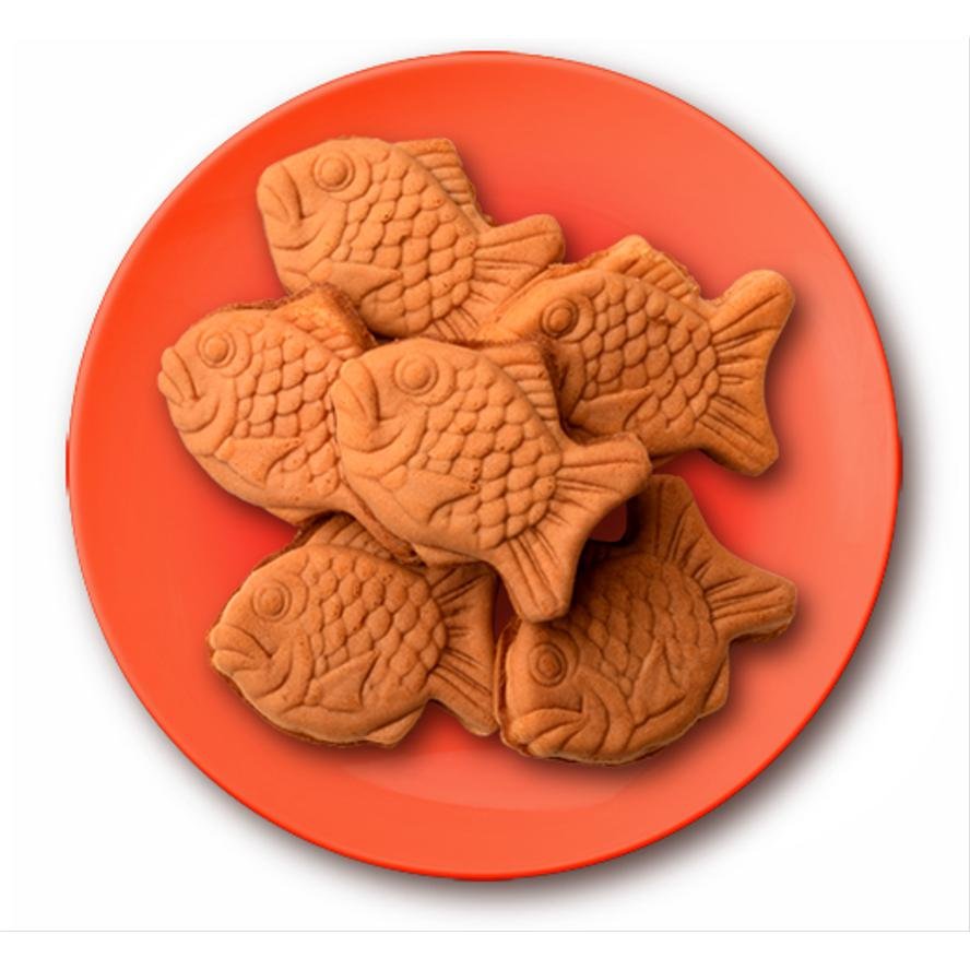 Tada Seika Taiyaki Custard Cream Filled Waffle Snack 10 Pieces - YOYO JAPAN