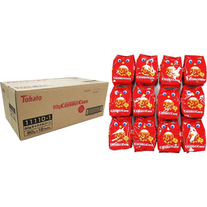 Tohato Caramel Corn Puffs Original Flavor 70g (Box of 12 Bags) - YOYO JAPAN