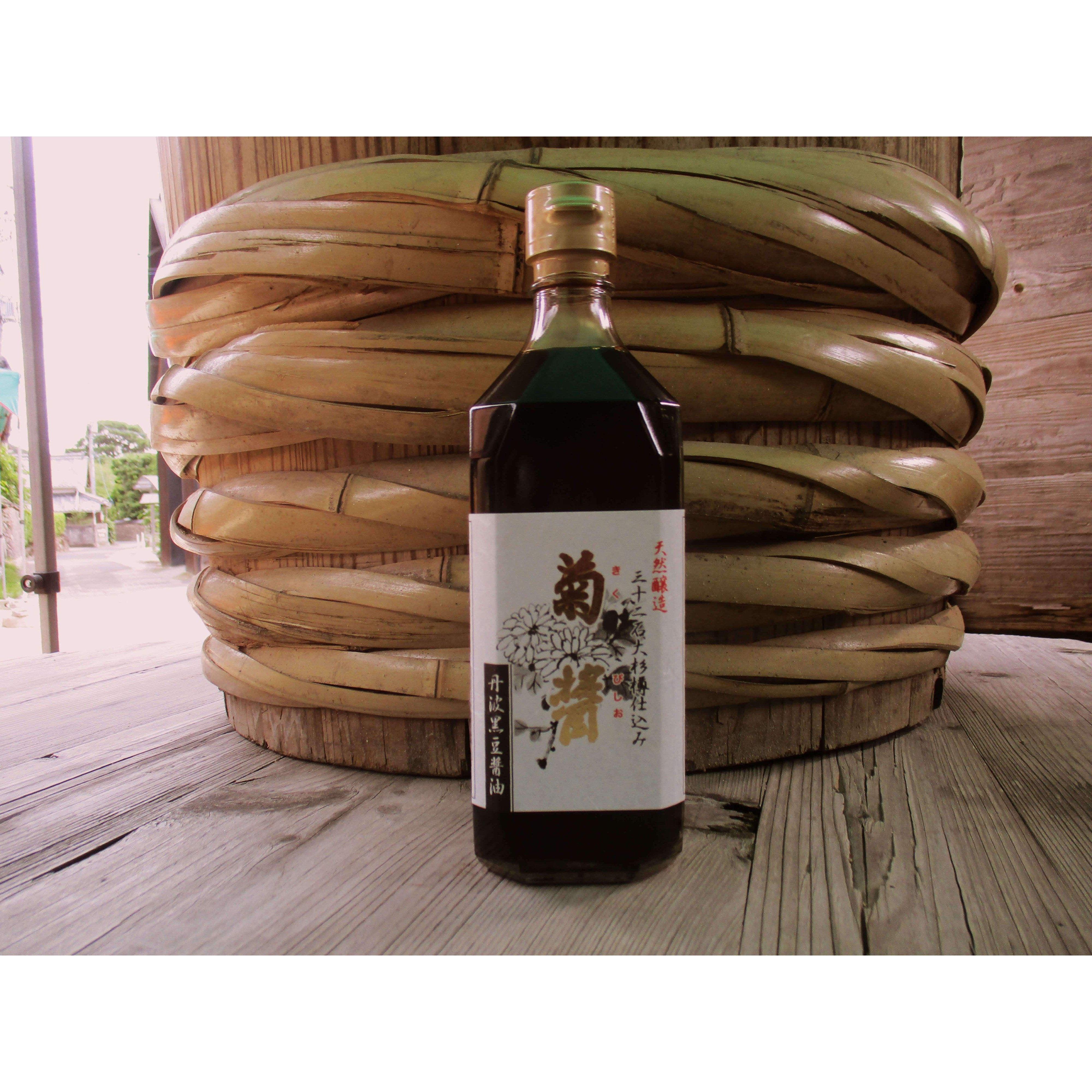 Yamaroku Kikubishio Shoyu Barrel Aged Japanese Soy Sauce 500ml - YOYO JAPAN