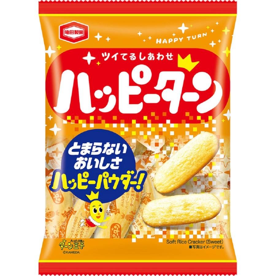 Kameda Happy Turn Senbei Rice Crackers 96g (Pack of 3 Bags) - YOYO JAPAN