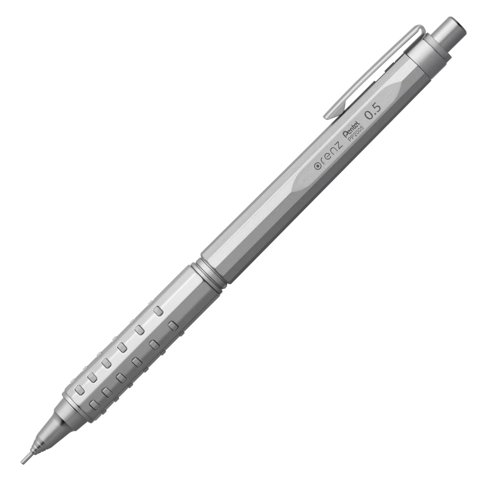 Pentel Orenz 0.5Mm Mechanical Pencil Silver Xpp2005-Z Made In Japan