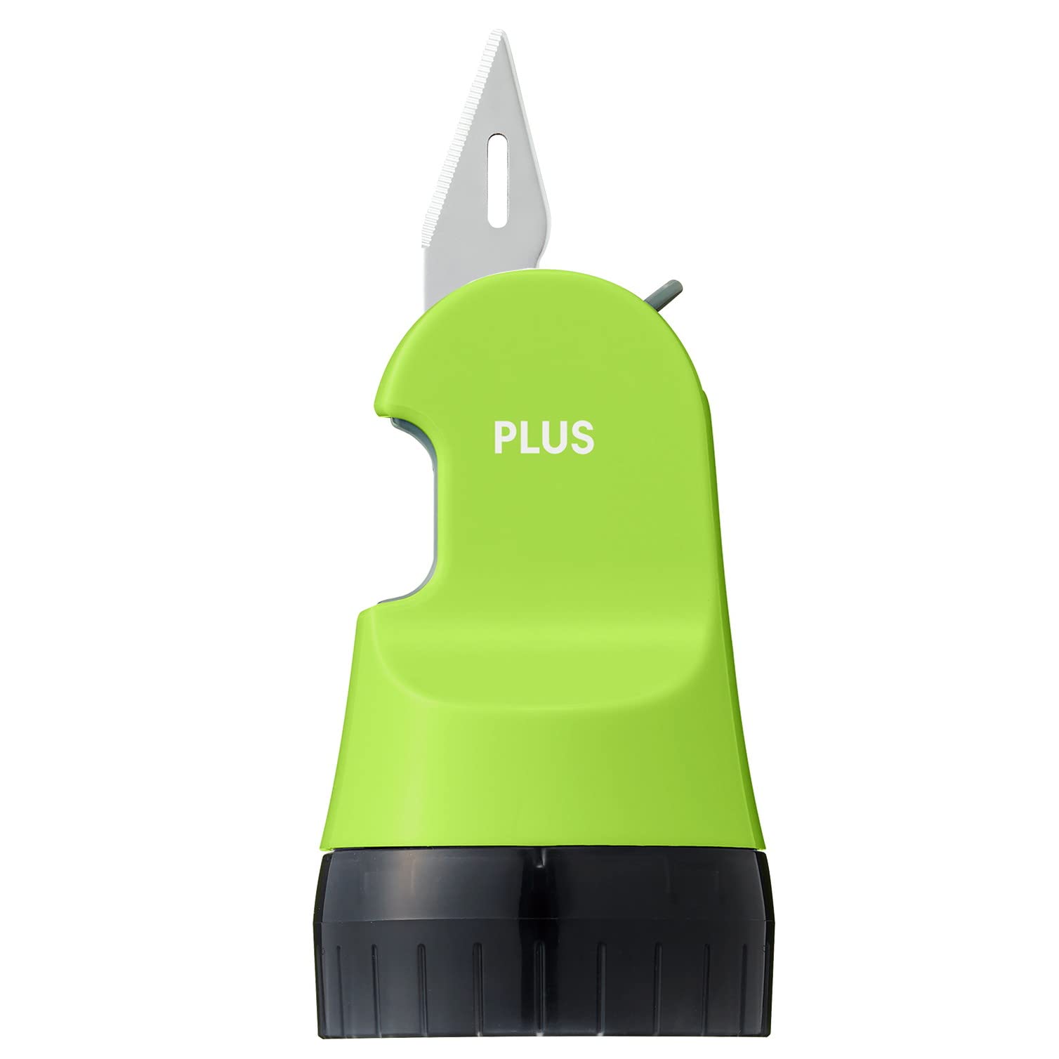 Plus Japan Personal Information Protection Stamp Built-In Cardboard Cutter Roller Box Opener Green [Disposable Type] 40-979 Is-580Cm - YOYO JAPAN