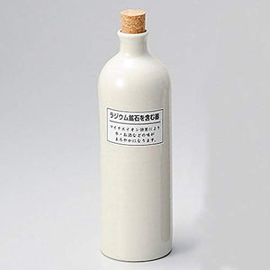 Japanese Tableware Shochu Server/Bottle/Wine Cooler 720Cc White Tokiwa Tokiya Pro 28-272-028-Me Ziyue Kiln Japan - YOYO JAPAN