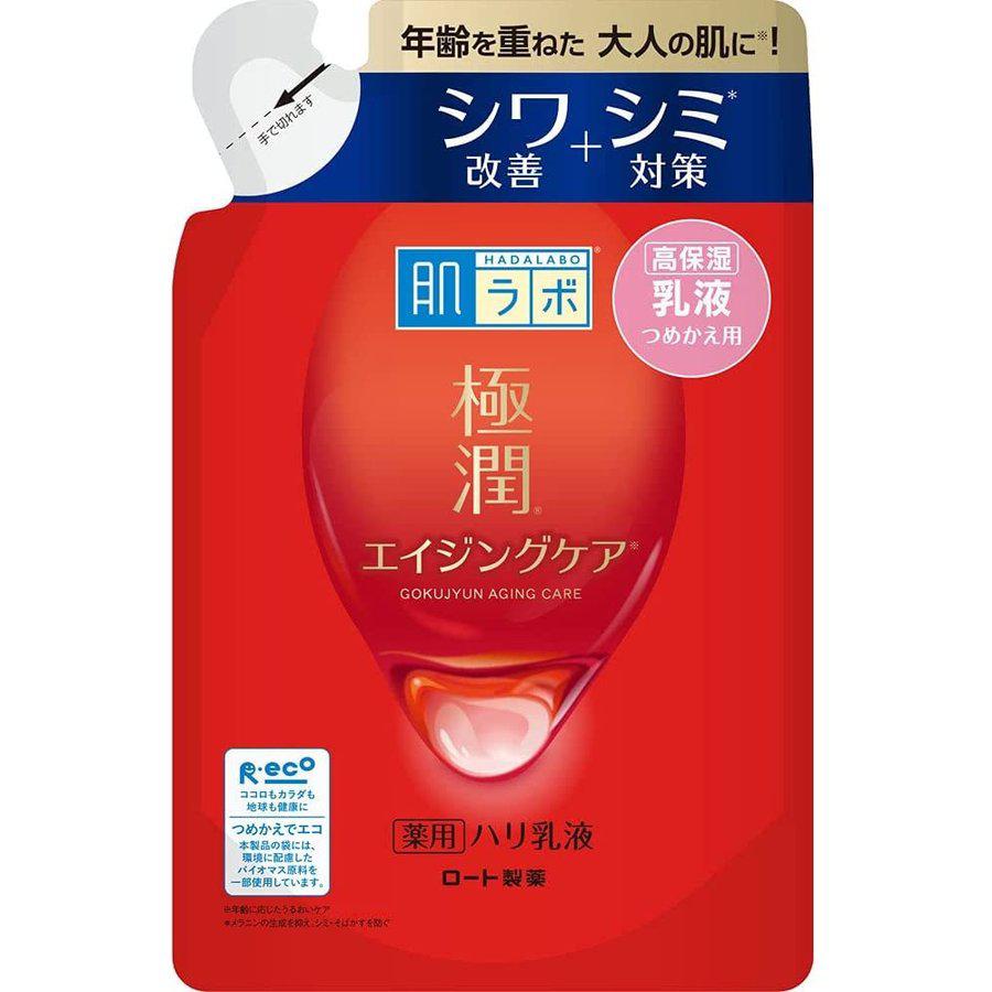 Rohto Hada Labo Gokujyun Anti Aging Milky Lotion Refill 140ml