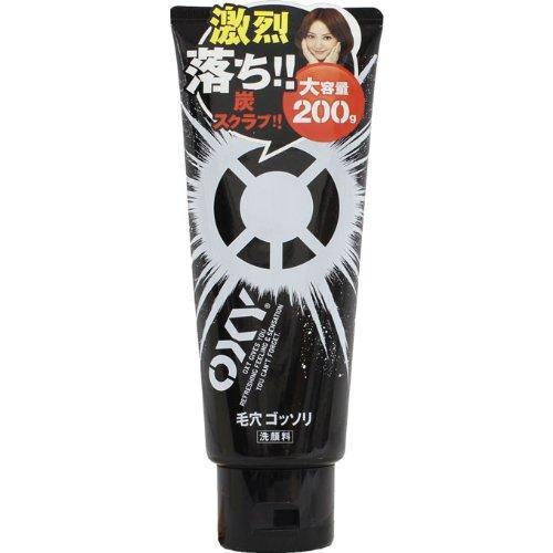 Rohto Oxy Deep Face Wash Men’s Charcoal Cleanser 200g