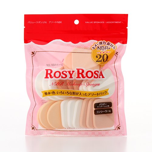 Rosie Rosa Value Sponge Pack - 20 Assorted Sponges for All Your Cleaning Needs