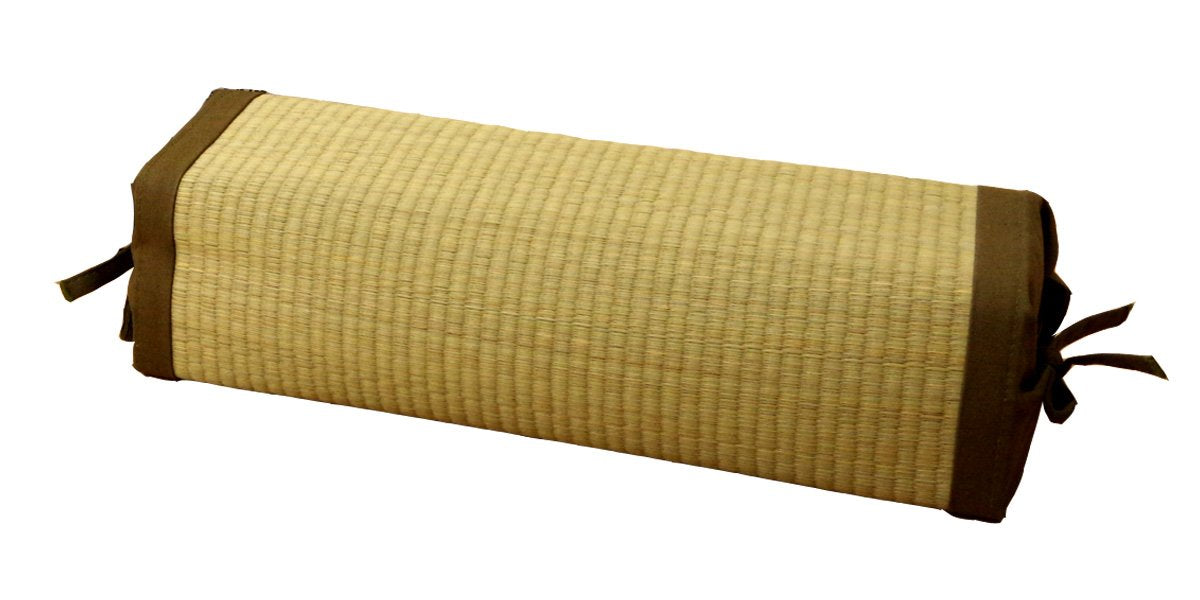 Ikehiko Corp Japan Rush Square Pillow 40X15Cm Filling Rush Chip #3625859 - YOYO JAPAN