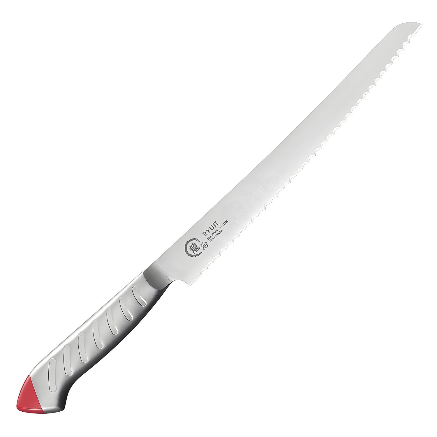 Ryuji Molybdenum Steel Bread Knife Red