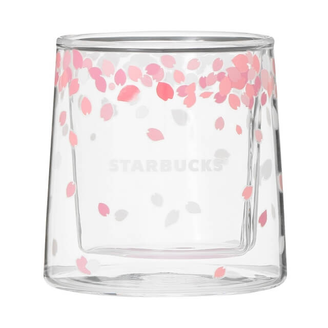 Starbucks Sakura 2022 Heat Resistant Glass Cup 237ml - Japanese Starbucks Glass Cups