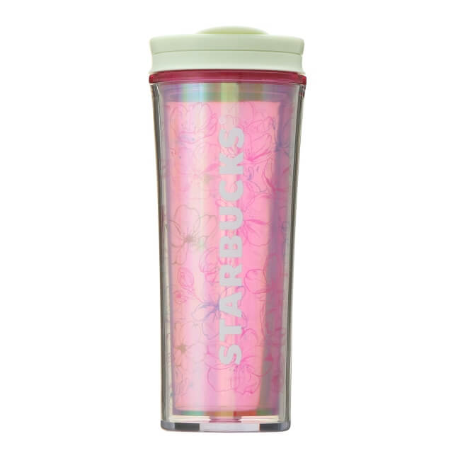 Starbucks Sakura 2022 Plastic Bottle Tumbler Aurora Pink 355ml - Japanese Starbucks Plastic Bottles