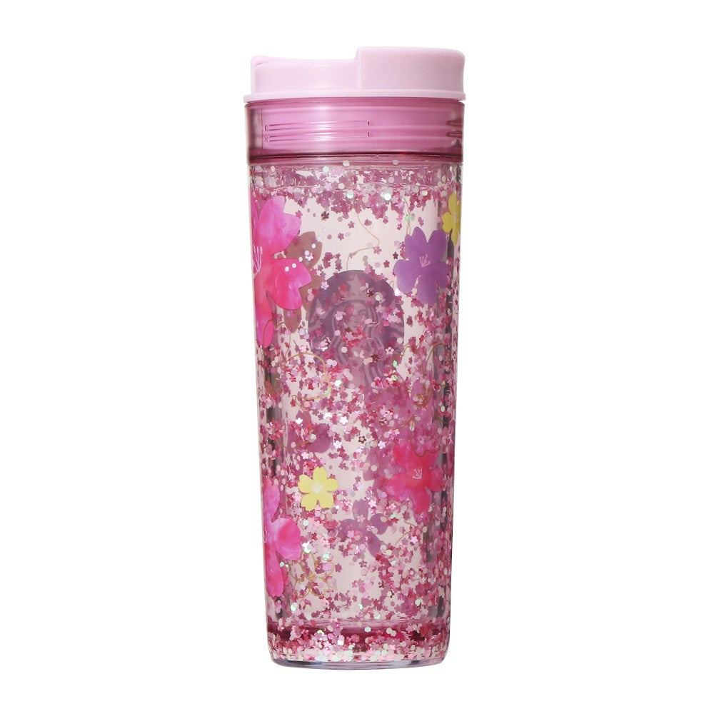 Sakura2024 Water-In Tumbler Pink Glitter 473ml - Starbucks Coffee Japan