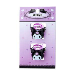 Sanrio Kuromi Clear Mini Hair Clip Set Japan 703788 - YOYO JAPAN