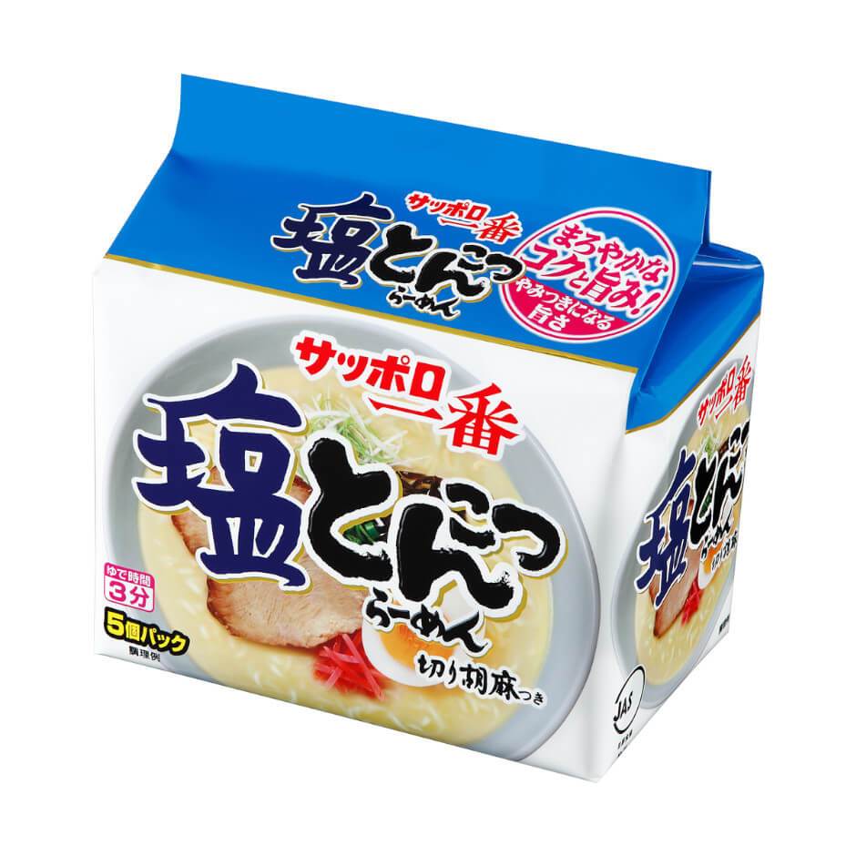 Sanyo Foods Sapporo Ichiban Shio Tonkotsu Instant Ramen 5 Servings