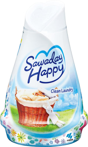 Sawasday Happy Clean Laundry Scent Deodorizing Room Air Freshener 120g - YOYO JAPAN