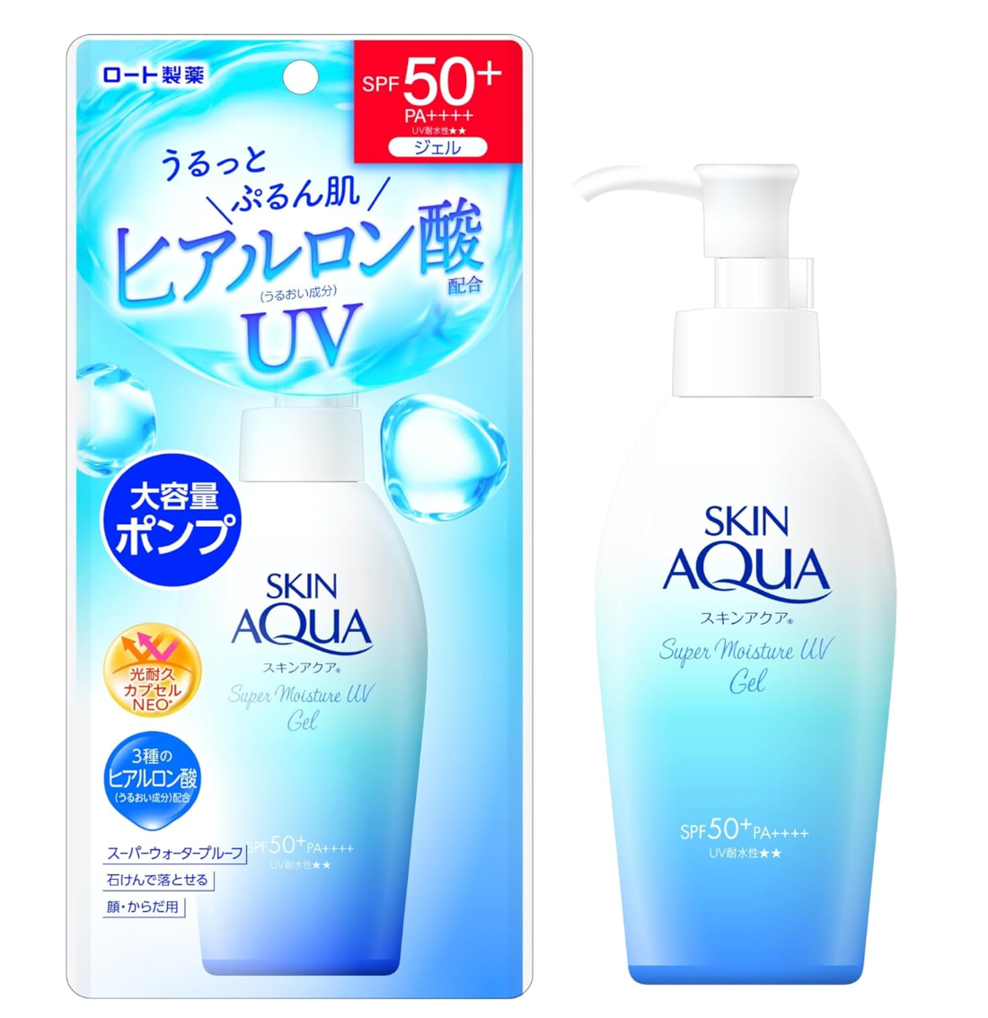 Skin Aqua Super Moisture Gel Sunscreen SPF50+ PA++++ 140g