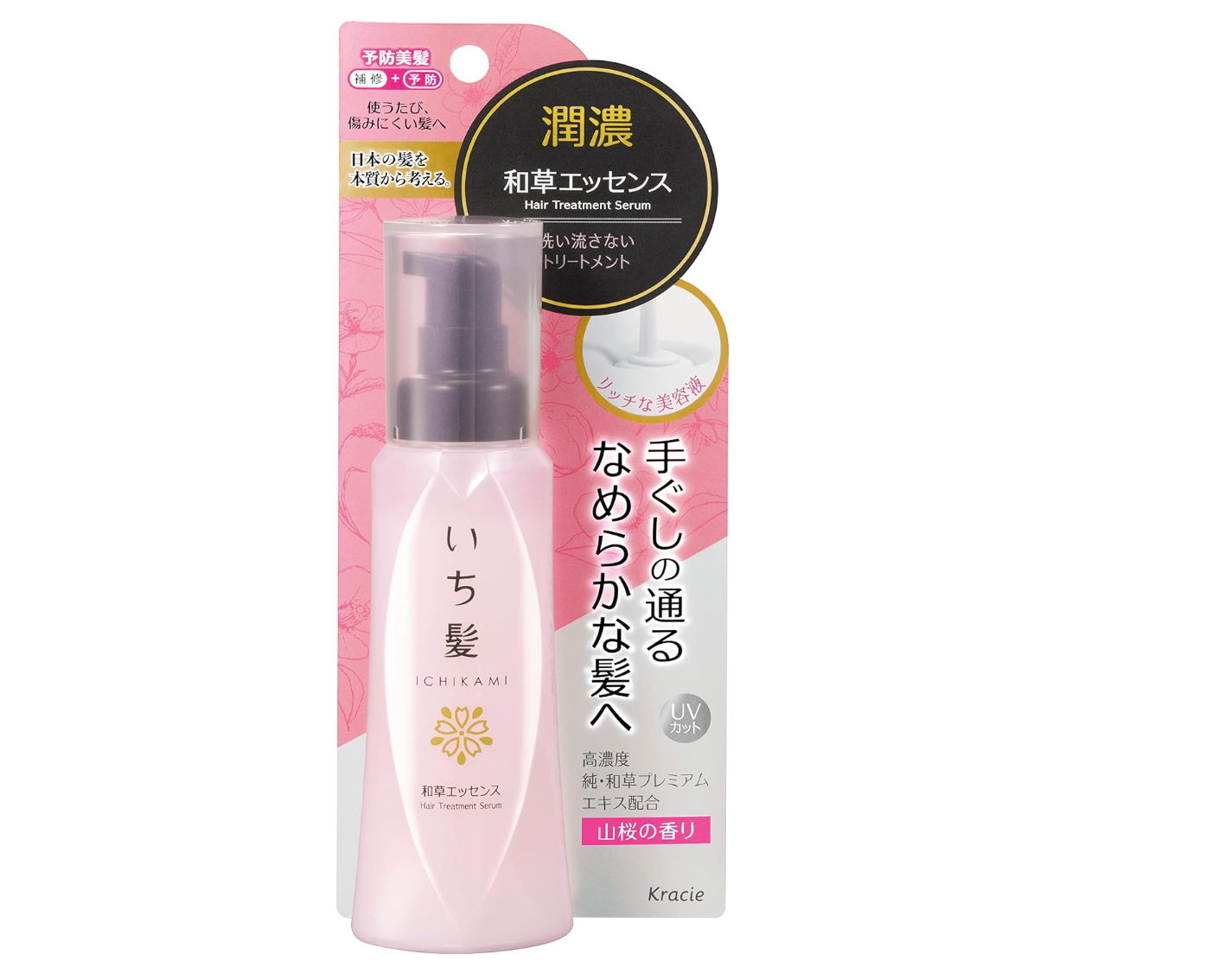 Kracie Ichikami Moisture Waso Hair Treatment Serum 100ml - Japanese Hair Care Product