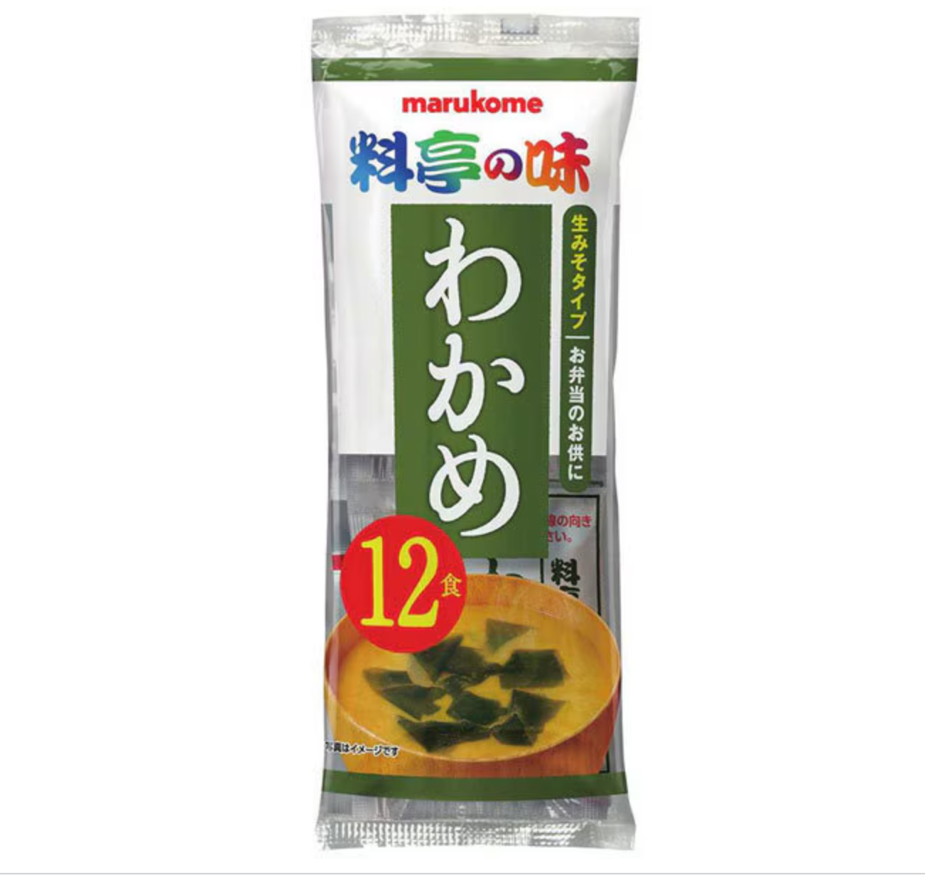 Marukome Instant Miso Soup Wakame (Pack of 3)