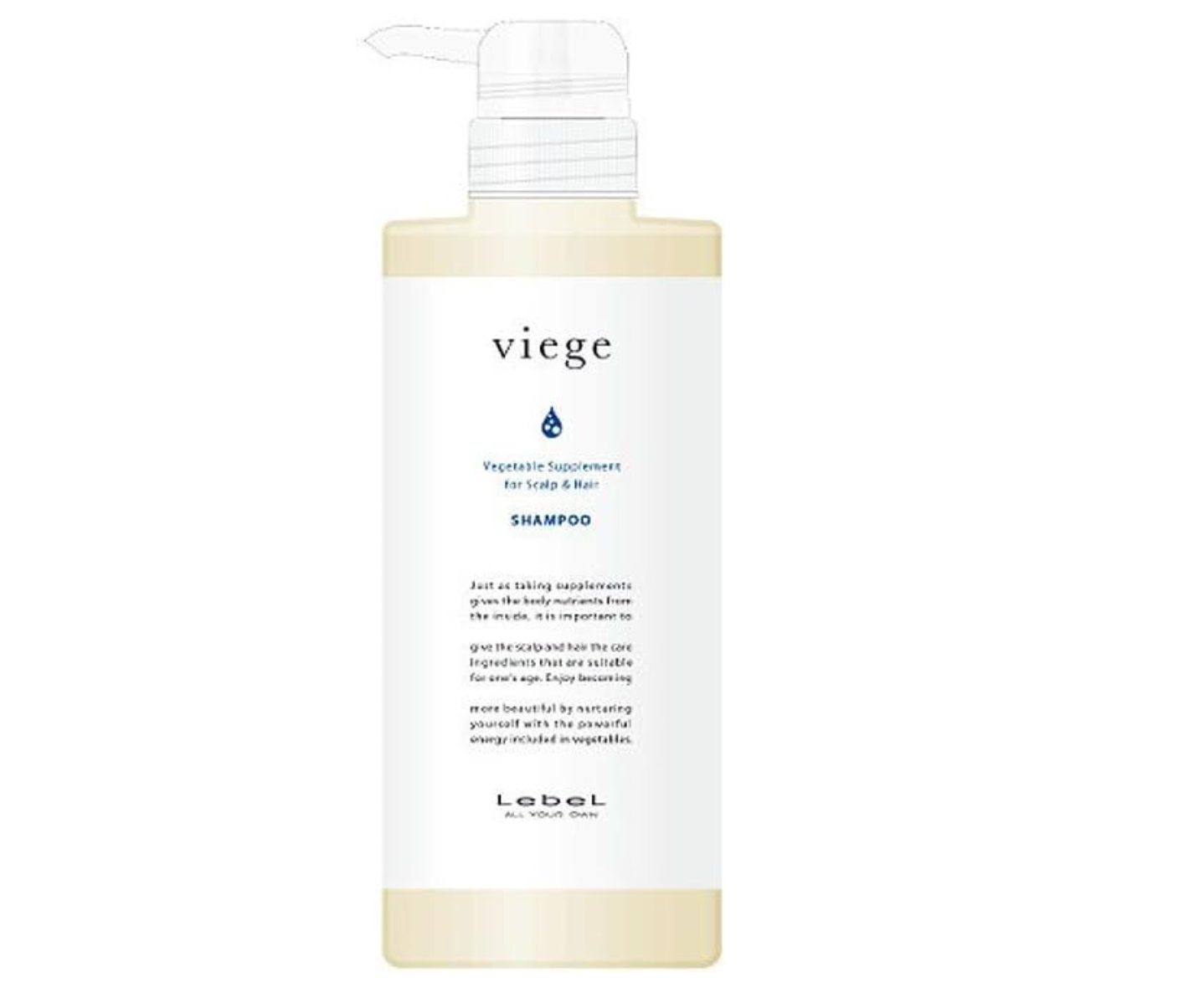 Lebel Viege Shampoo 600ml - Japanese Shampoo Must Have - Hair Care Products