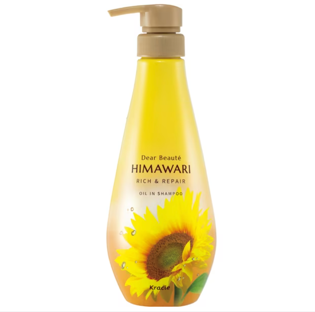 Kracie Dear Beaute Himawari Rich Repair Oil Shampoo 500ml for Vibrant Hair