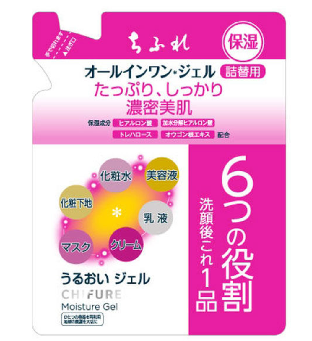 Chifure All In One Moisture Gel 108g [refill] - Popular Japanese Moisturizing Gel