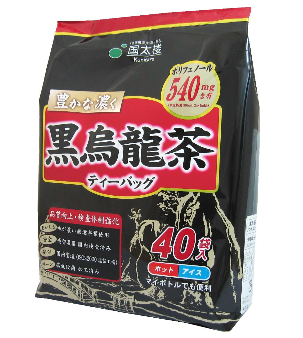 Kunitaro Black Oolong Tea 200g (40 Tea Bags)