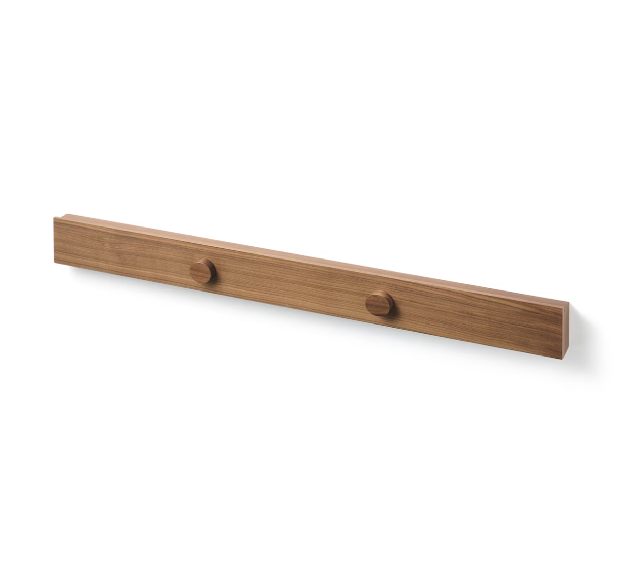 Mujirushi Ryohin 44505137 Wall-Attached Walnut Furniture 88X4X9Cm - Made In Japan