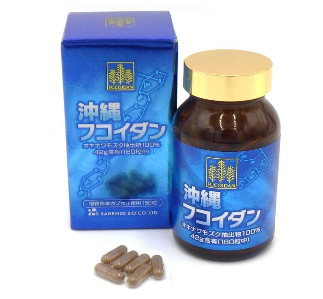 Kanehide Bio Okinawa Fucoidan 295mg x 180 Tablets - Japan Minerals Heath Supplement