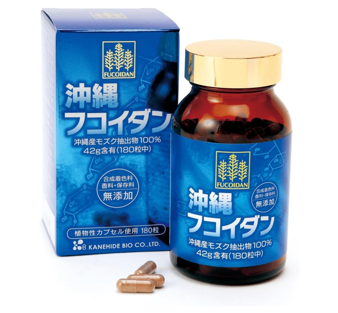 Kanehide Bio Okinawa Fucoidan 295mg x 180 Tablets - Japan Minerals Heath Supplement