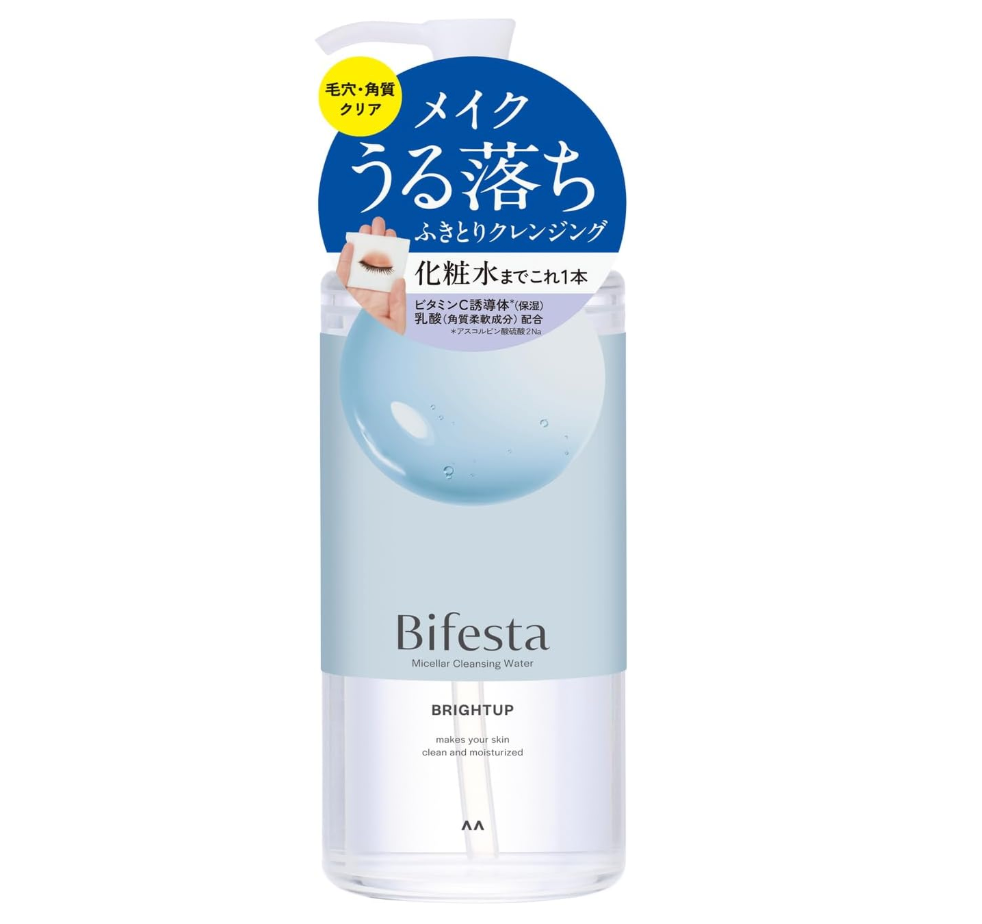 Bifesta Micellar Cleansing Water Bright Up 400ml - Makeup Removers Made In Japan