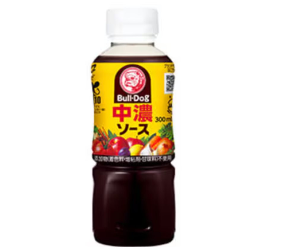 Bull-Dog Chuno Sauce Vegetable & Fruit Sauce 300ml - YOYO JAPAN